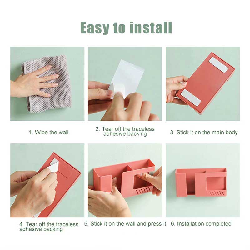 2-in-1 Wall Phone Charging Stand