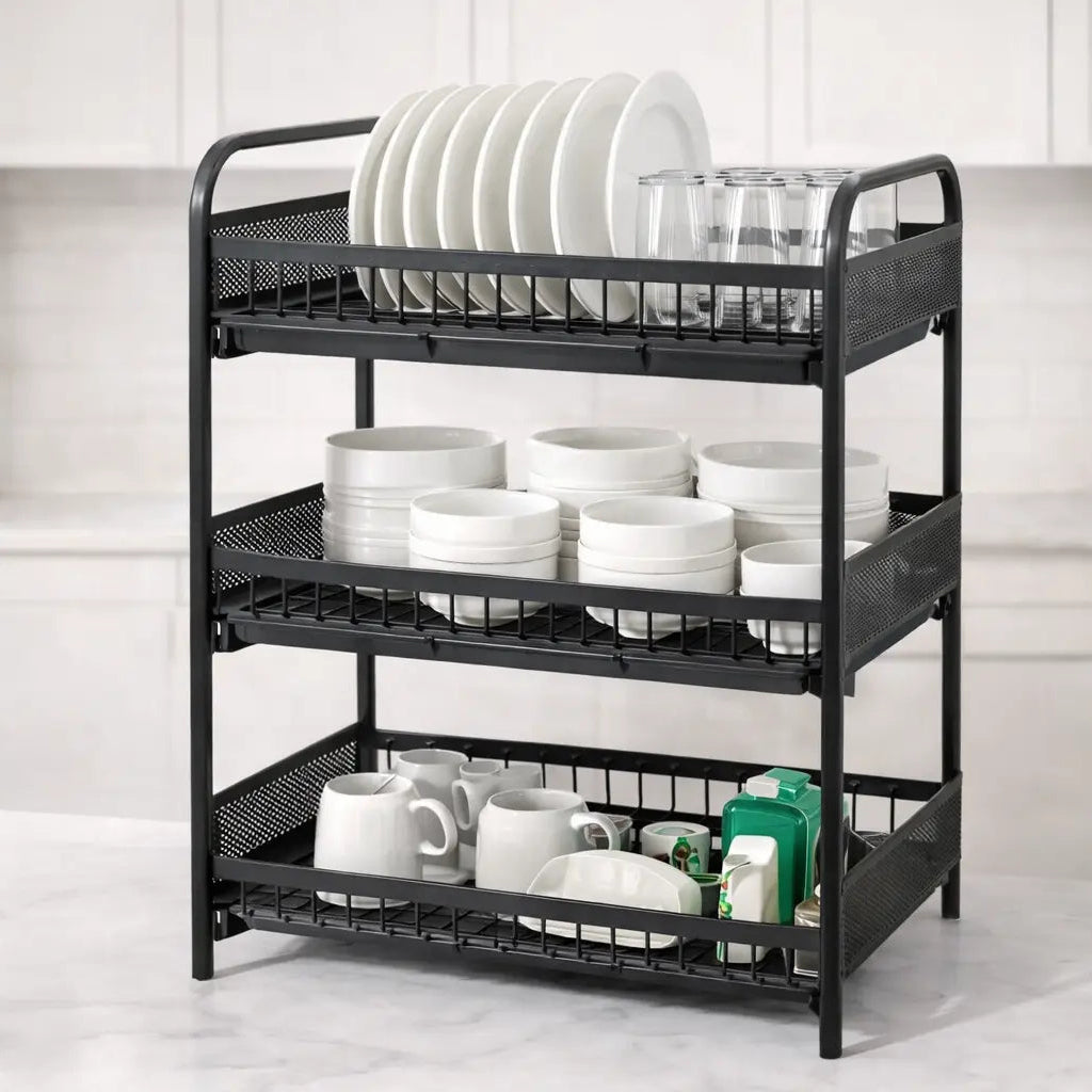 3-Layer Premium Dish Drying Rack
